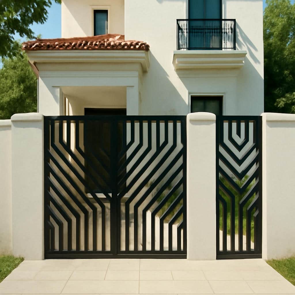 درب فلزی مدرن اسپاین در اهواز