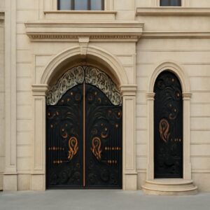 درب فلزی پروانه در اهواز