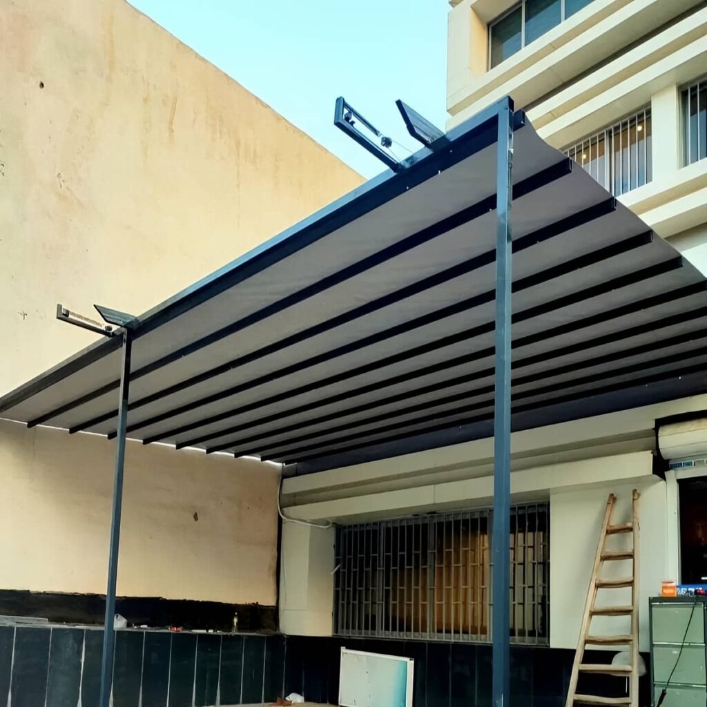 خرید سقف برقی متحرک لوکس برای رستوران در اهواز