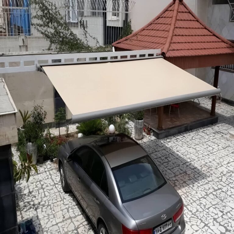 سایبان برقی فول باکس تجاری برای استفاده پرتردد در اهواز