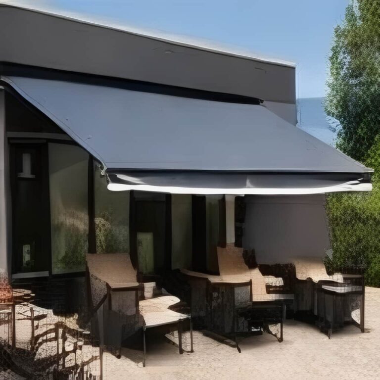 سایبان برقی مجهز به سنسور باد و باران در اهواز
