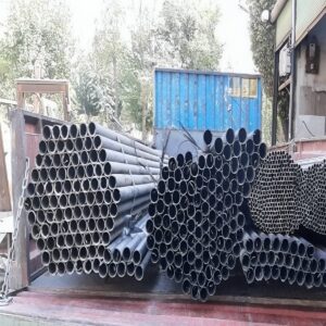 لوله داربست برای اجرای سنگ نمای ساختمان در اهواز