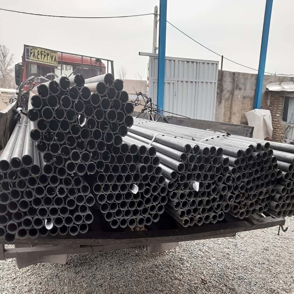 لوله داربست با بست فلزی محکم در اهواز