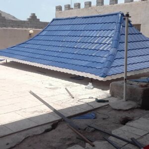 آردواز دکوراتیو در اهواز با نورپردازی خطی ورودی