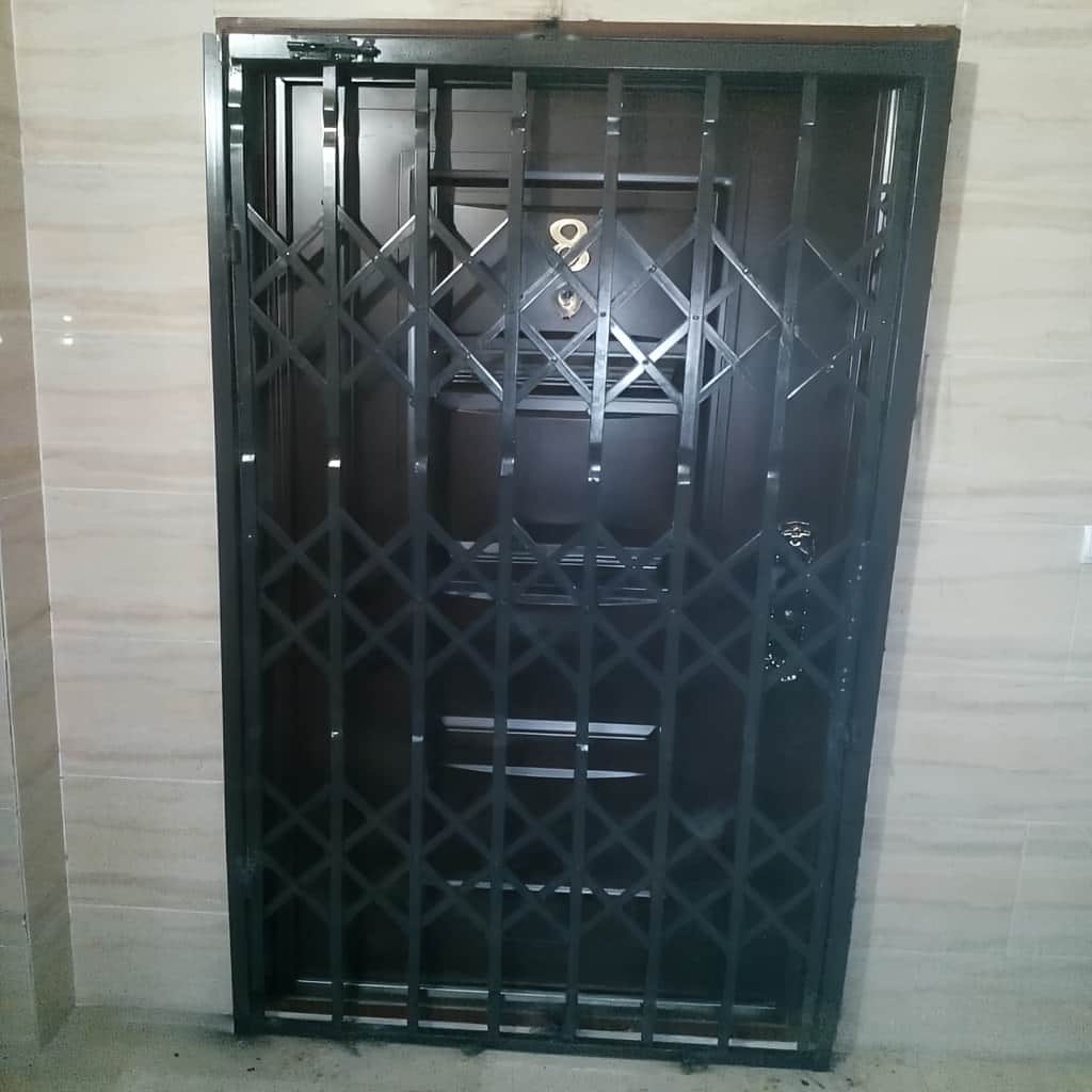 سفارش حفاظ آکاردئونی آهنی سه لوزی متناسب با ورودی در اهواز