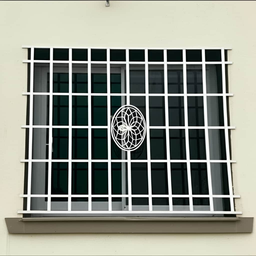 خرید حفاظ پنجره ضد سرقت میله عمودی متناسب با ابعاد در اهواز