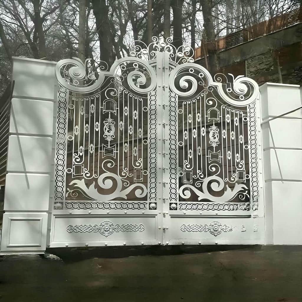 ساخت درب حیاط شاسی سنگین تک لنگه در اهواز