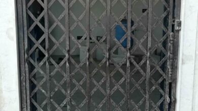 7 مدل درب آکاردئونی تسمه پهن آهنی در اهواز