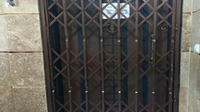 14 طرح حفاظ پشت درب آپارتمان ریلی در اهواز