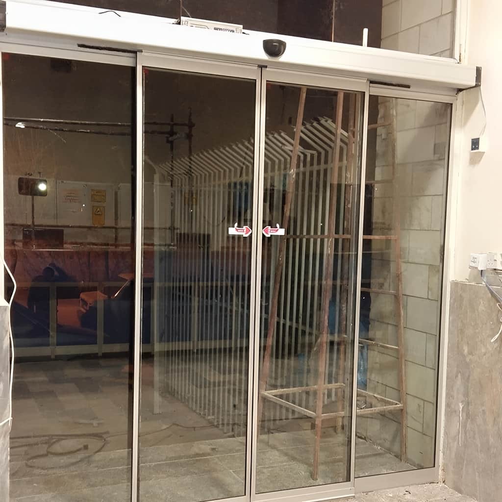 خرید درب اتوماتیک شیشه ای بیمارستانی سنسور حرکت در اهواز