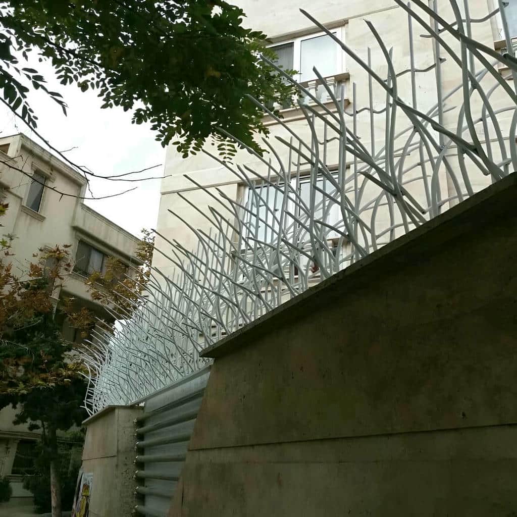 سفارش نرده حفاظ ساده متناسب با عرض تاج در اهواز