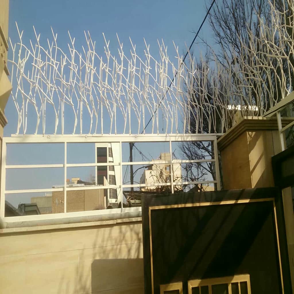 ساخت حفاظ دیوار رنگ کوره ای با ابعاد سفارشی در اهواز