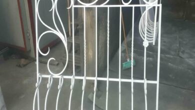 10 طرح نرده پنجره فلزی شاسی دار در اهواز