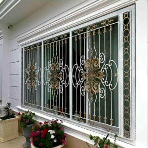 7 نمونه حفاظ پنجره جای گلدان دار در اهواز