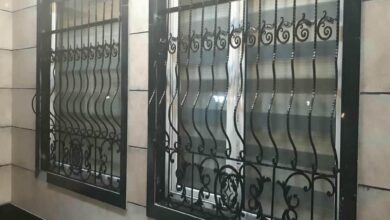 6 مدل حفاظ پنجره فرفورژه گل نرده در اهواز