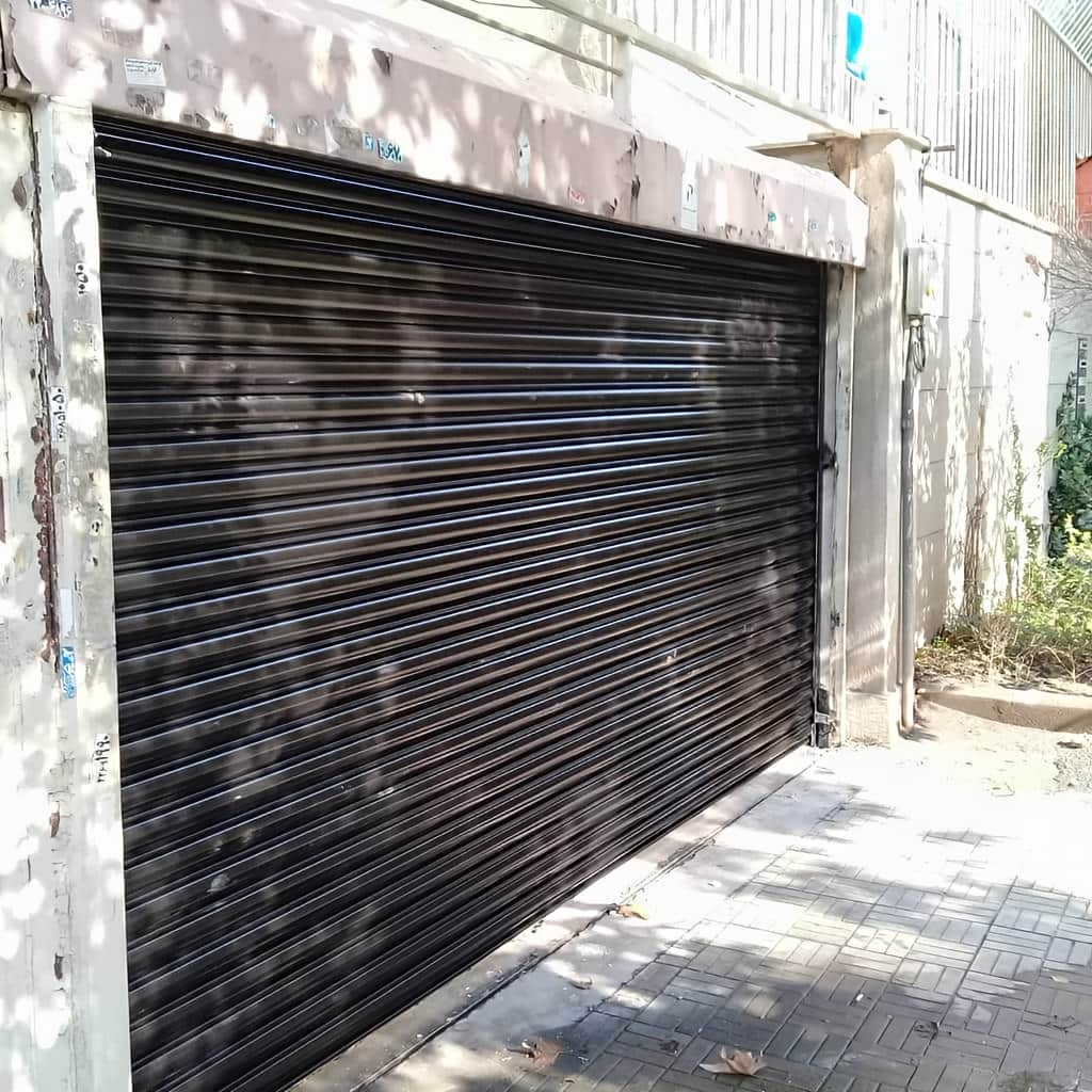 درب کرکره ای پارکینگ اتوماتیک با تیغه آلومینیومی در اهواز
