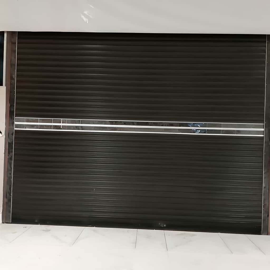 درب کرکره ای پارکینگ اتوماتیک شفاف در اهواز