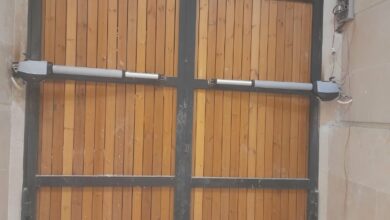 14 مدل درب پارکینگ جک دار بازویی در اهواز
