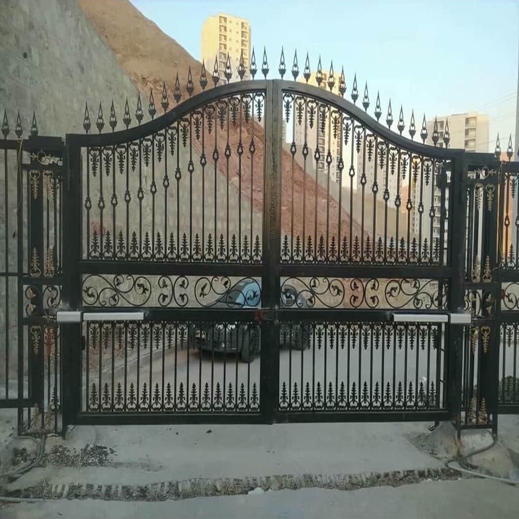 نصب جک درب تک لنگه نفررو برای ورودی حیاط در اهواز