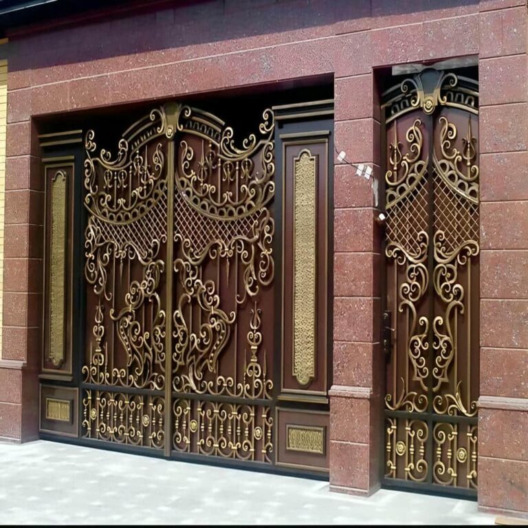 14 طرح درب فلزی مدرن پنل مشبک در اهواز
