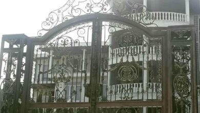 11 مدل درب پارکینگ ریلی ریل زمینی در اهواز