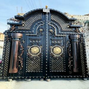 8 نمونه درب حیاط CNC پنل مشبک در اهواز