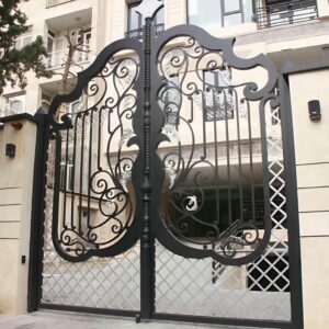 7 طرح درب فلزی باغ دو لنگه در اهواز