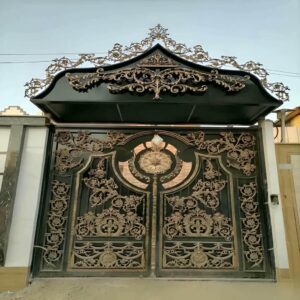 6 مدل درب باغ آهنی قوسی در اهواز