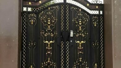 13 نمونه درب باغ ویلایی قوسی در اهواز
