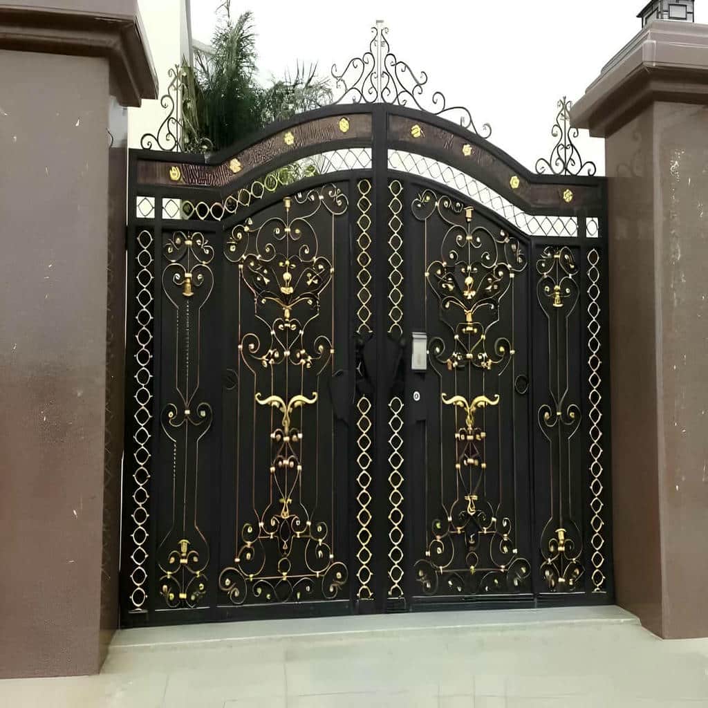 13 نمونه درب باغ ویلایی قوسی در اهواز