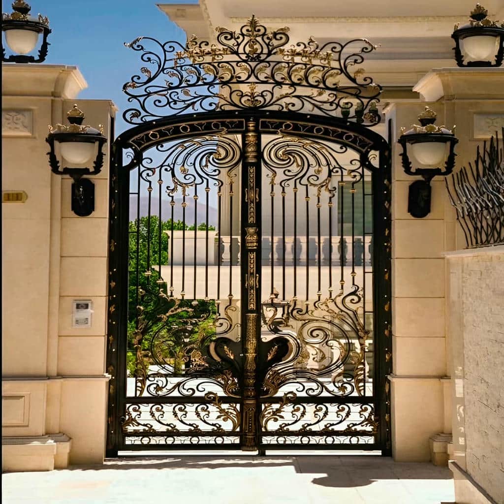 سفارش درب ویلایی دو لنگه ماشین رو در اهواز با طرح مدرن خطی سفارش درب ویلایی دو لنگه ماشین رو در اهواز با طرح مدرن خطی