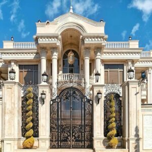 6 مدل درب حیاط ریلی ماشین رو در اهواز