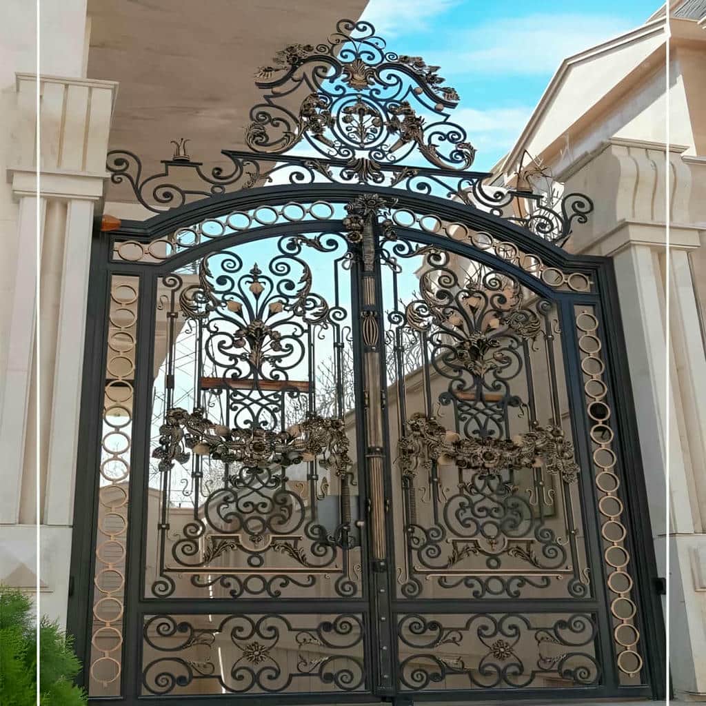 مدل مدرن درب پارکینگ کشویی محوطه برای ورودی ساختمان در اهواز مدل مدرن درب پارکینگ کشویی محوطه برای ورودی ساختمان در اهواز