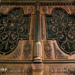 10 مدل درب حیاط نمای آجری در اهواز