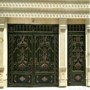 11 طرح درب حیاط طرح چوب فلزی در اهواز