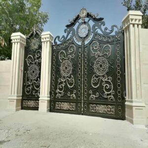 6 مدل درب پارکینگ کشویی محوطه در اهواز