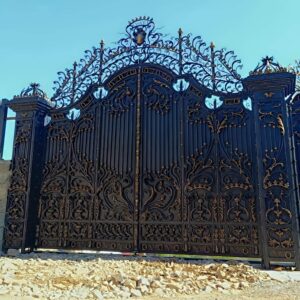 11 طرح درب پارکینگ فلزی دو لنگه در اهواز