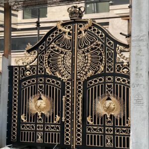 9 طرح درب ساختمان مدرن نمای سنگ در اهواز
