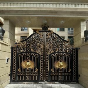 7 نمونه درب پارکینگ دو لنگه عریض در اهواز