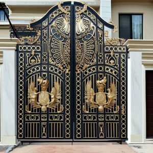 9 مدل درب ویلایی ترموود نما چوب در اهواز