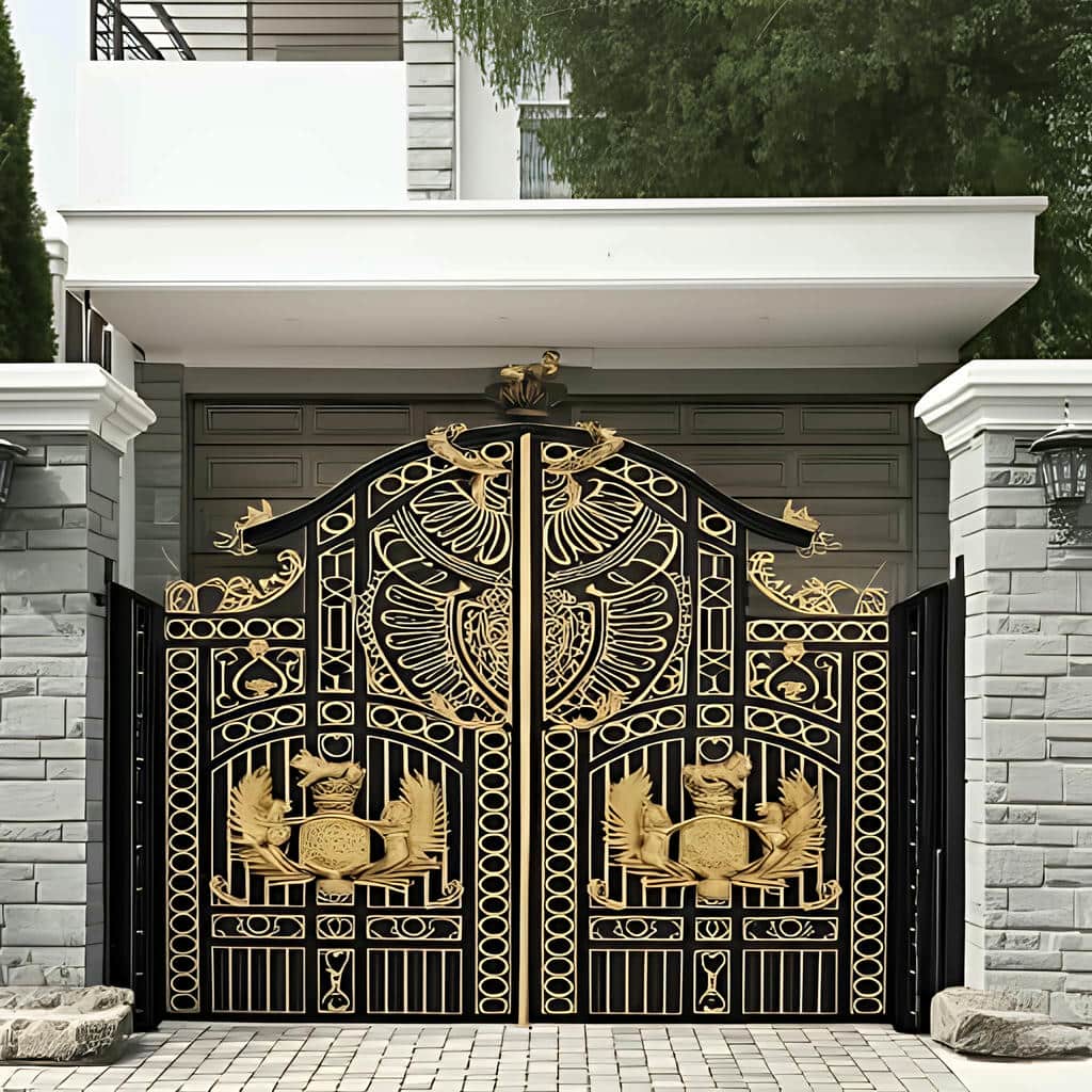 خرید درب ویلایی ورق پانچ در اهواز با بررسی تراکم سوراخ‌ها