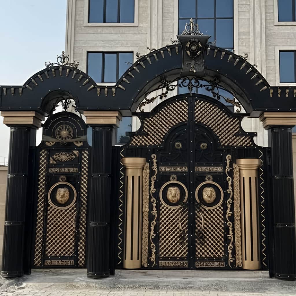 اجرای درب پارکینگ عریض ماشین رو هماهنگ با مسیر خودرو در اهواز