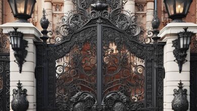 11 مدل درب پارکینگ عریض ماشین رو در اهواز