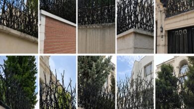 7 طرح حفاظ دیوار شیک روی سنگ تراورتن در اهواز