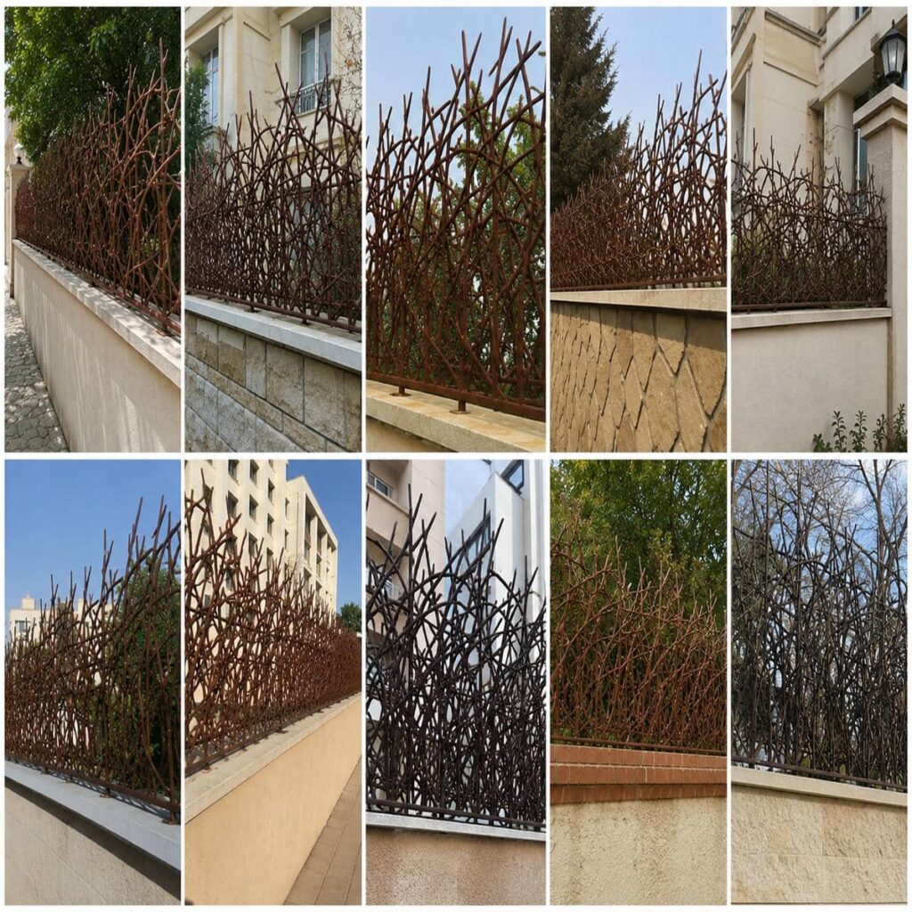 حفاظ دیوار سیم خاردار ترکیبی برای محوطه و انبار در اهواز حفاظ دیوار سیم خاردار ترکیبی برای محوطه و انبار در اهواز