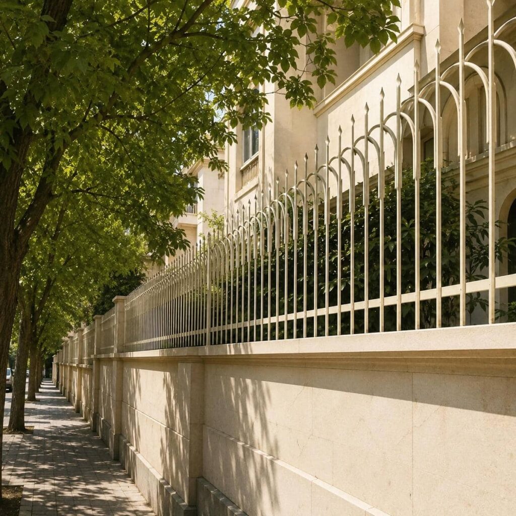 حفاظ روی دیوار باغ محوطه با تراکم متناسب در اهواز حفاظ روی دیوار باغ محوطه با تراکم متناسب در اهواز