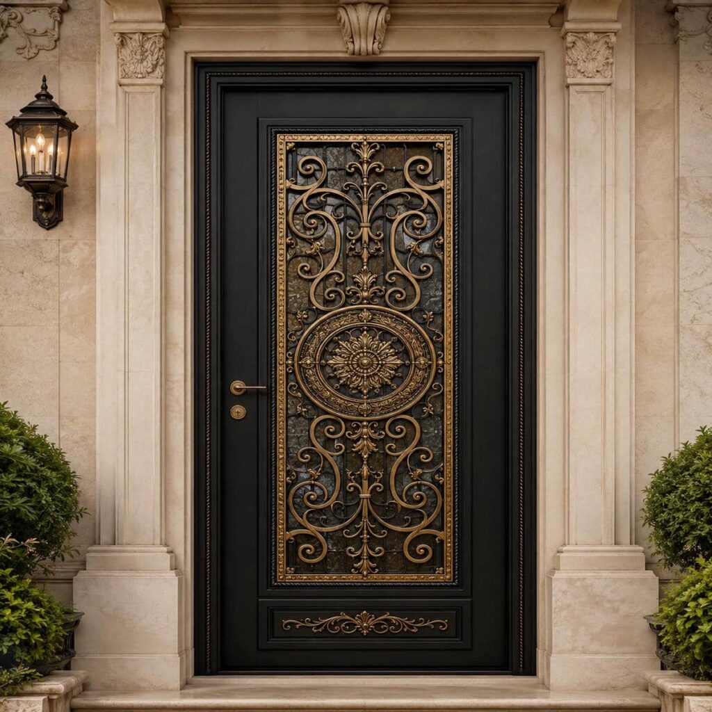 تولید درب حیاط کوچک نفررو مدرن در اهواز