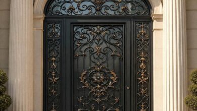 7 مدل درب حیاط آهنی نفررو در اهواز