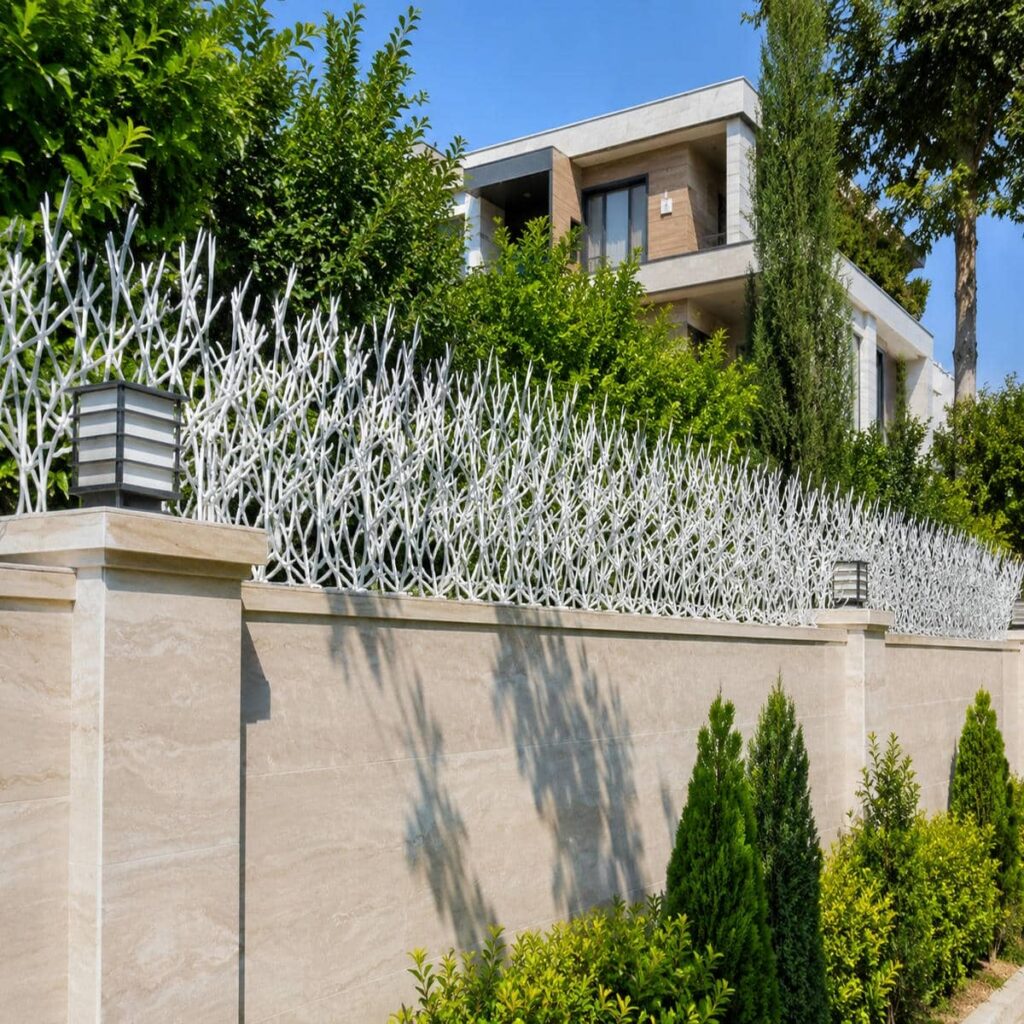 10 مدل حفاظ دیوار ویلایی مدرن طرح نیزه در اهواز
