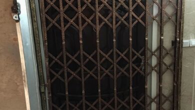 11 طرح درب آکاردئونی سه گل تسمه در اهواز